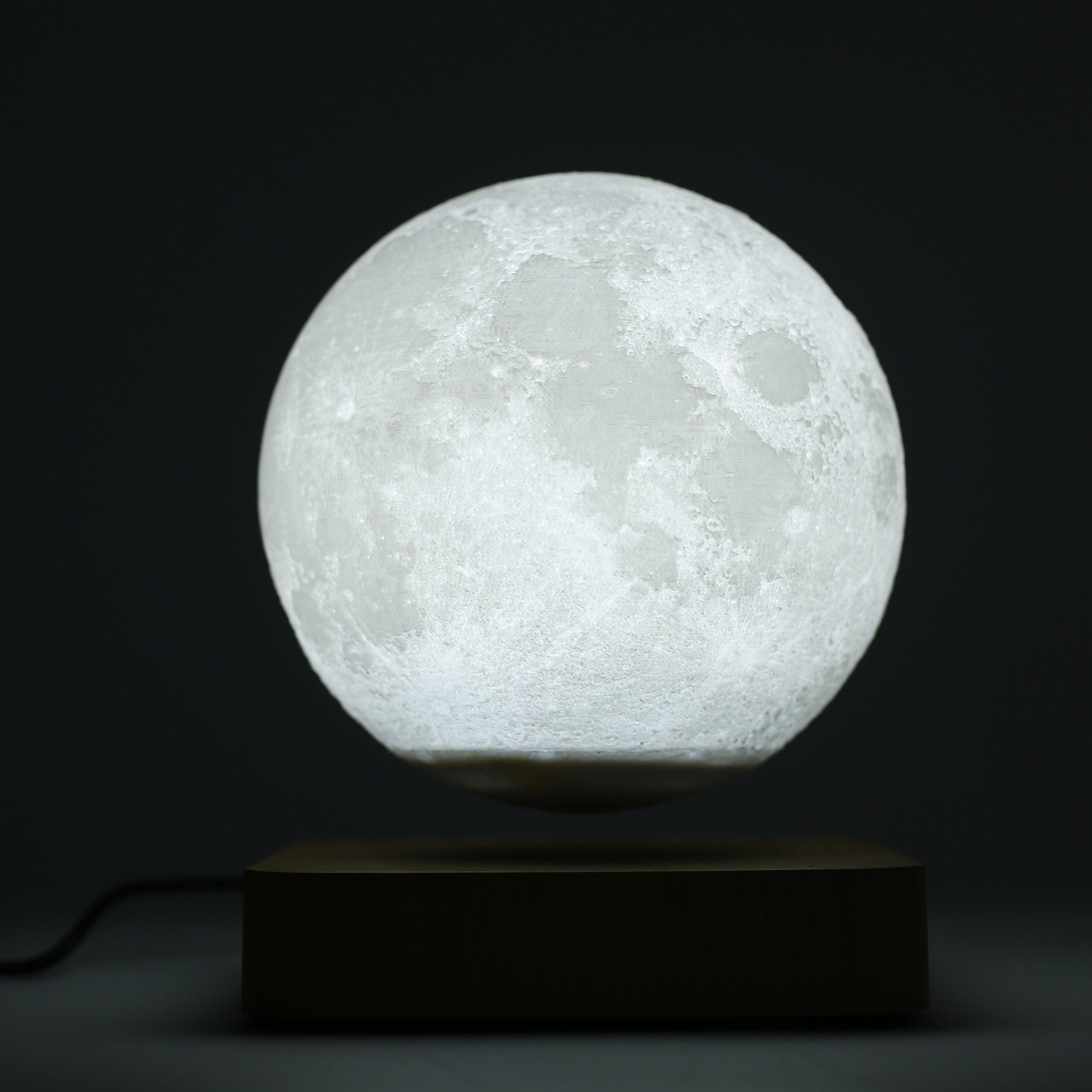 Lunar Miracle Magnetic Levitating Moon Lamp | 3D Craters Night Light