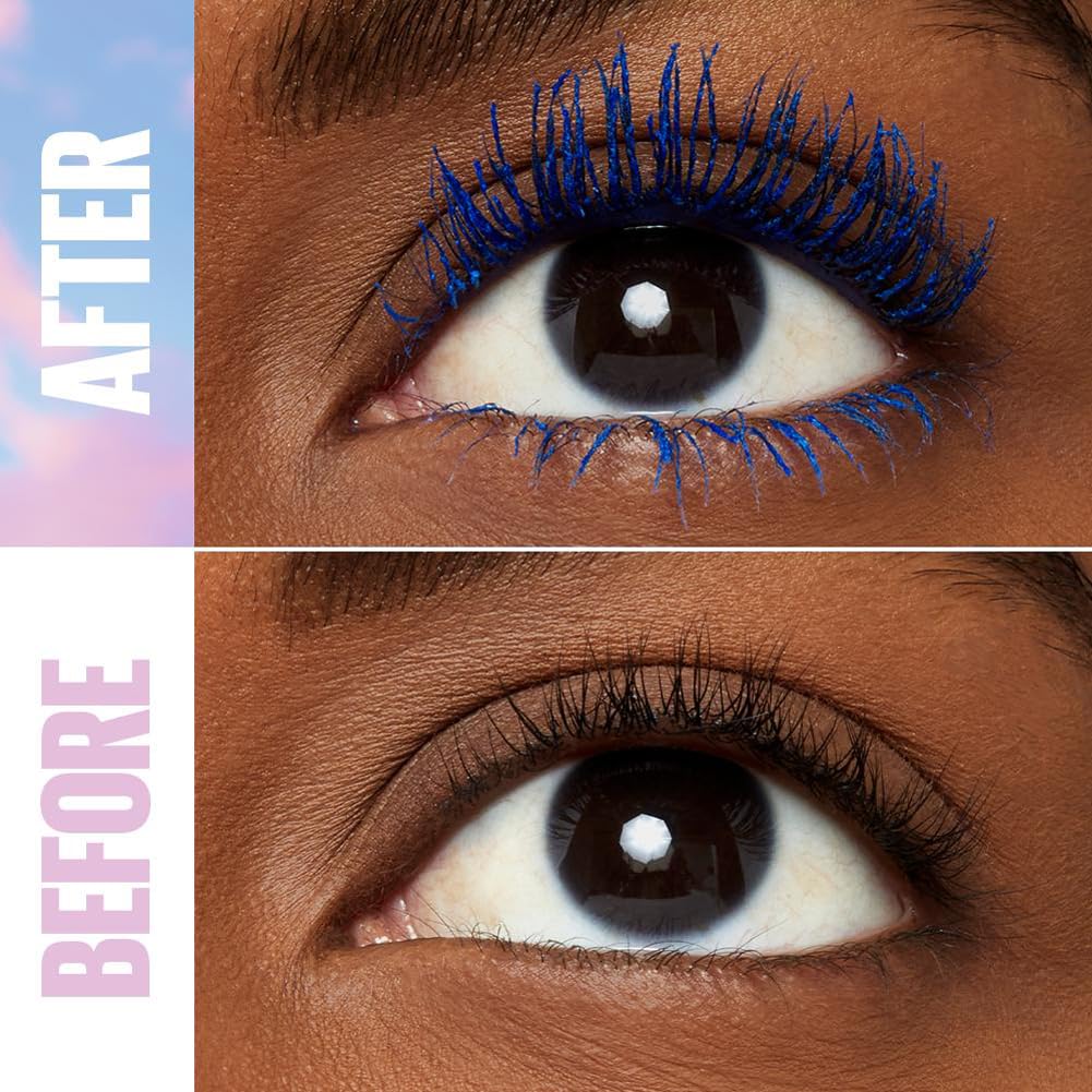 Maybelline New York Lash Sensational Sky High Mascara, Volumising & Lengthening Mascara, Washable Flake-Free Formula Infused with Bamboo Extract & Fibres, 7.2 ml, Shade: 01, Very Black