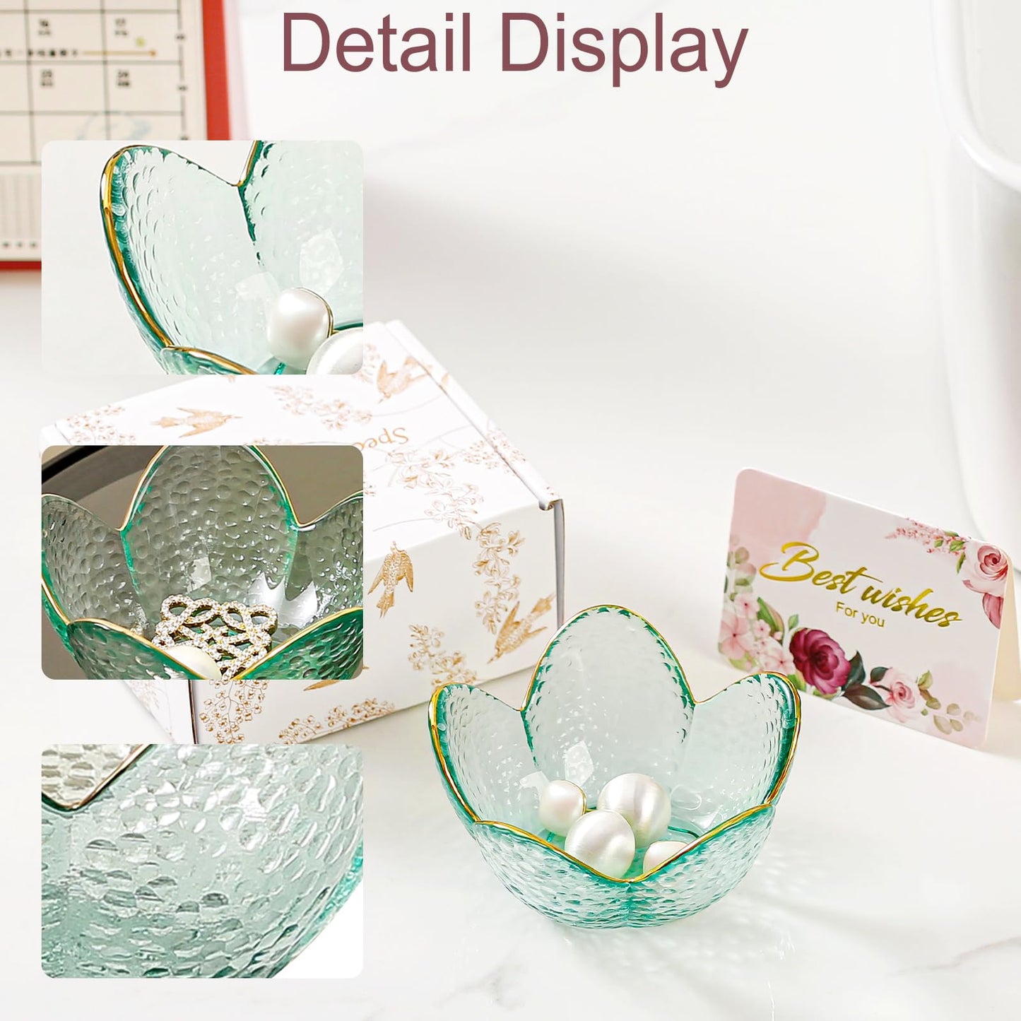 Gifts For Women Trinket Dish Unique Birthday New Home Gifts For Women Her Jewellery Tray Cute Room Decor Aesthetic Bedroom Accessories Ring Dish Holders Small Friendship Christmas House Warming Gifts