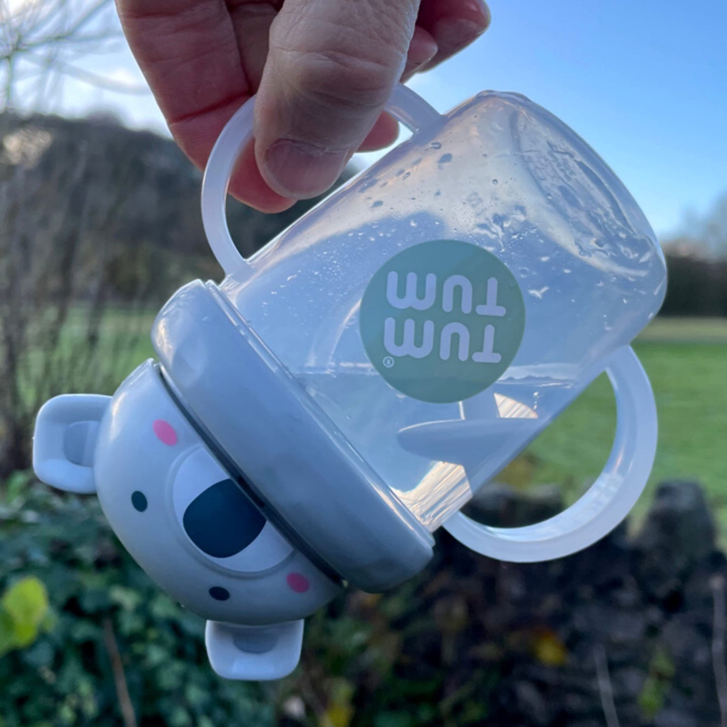 TUM TUM Tippy Up Free Flow Sippy Cup (No Valve), Sippy Cup for Toddlers, 200ml, BPA Free (Betsy Bear S3)