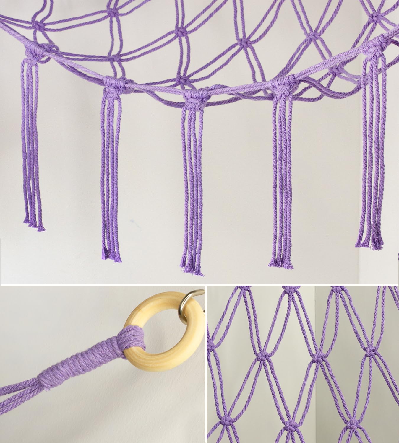 Stuffed Animal Storage Hammock - Baby Toy Hammock Net for Stuffed Animals Cute Room Decor -Large Stuff Animal Organizer Holder for Plush Plushie - Kids Nursery Beige Bedroom Home Decor