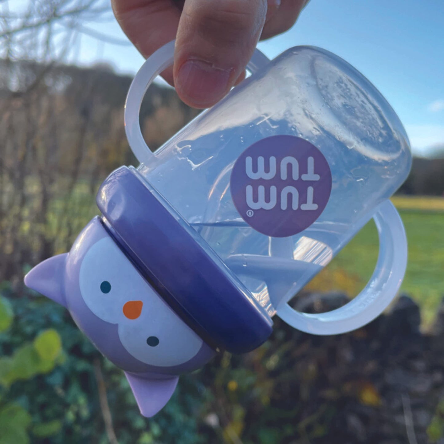 TUM TUM Tippy Up Free Flow Sippy Cup (No Valve), Sippy Cup for Toddlers, 200ml, BPA Free (Betsy Bear S3)