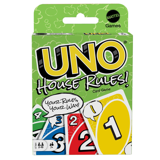 Mattel Games UNO, Classic Card Game for Kids and Adults for Family Game Night, Use as a Travel Game or Engaging Gift for Kids, 2 to 10 Players, Ages 7 and Up, W2087