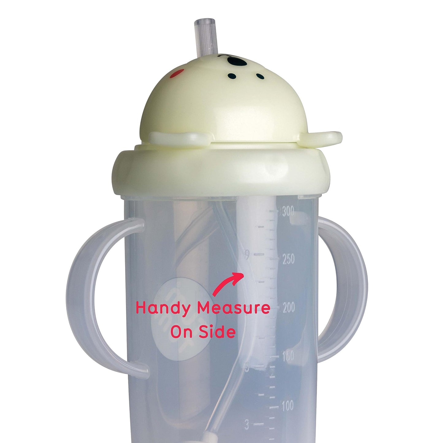 TUM TUM Tippy Up Free Flow Sippy Cup (No Valve), Sippy Cup for Toddlers, 200ml, BPA Free (Betsy Bear S3)