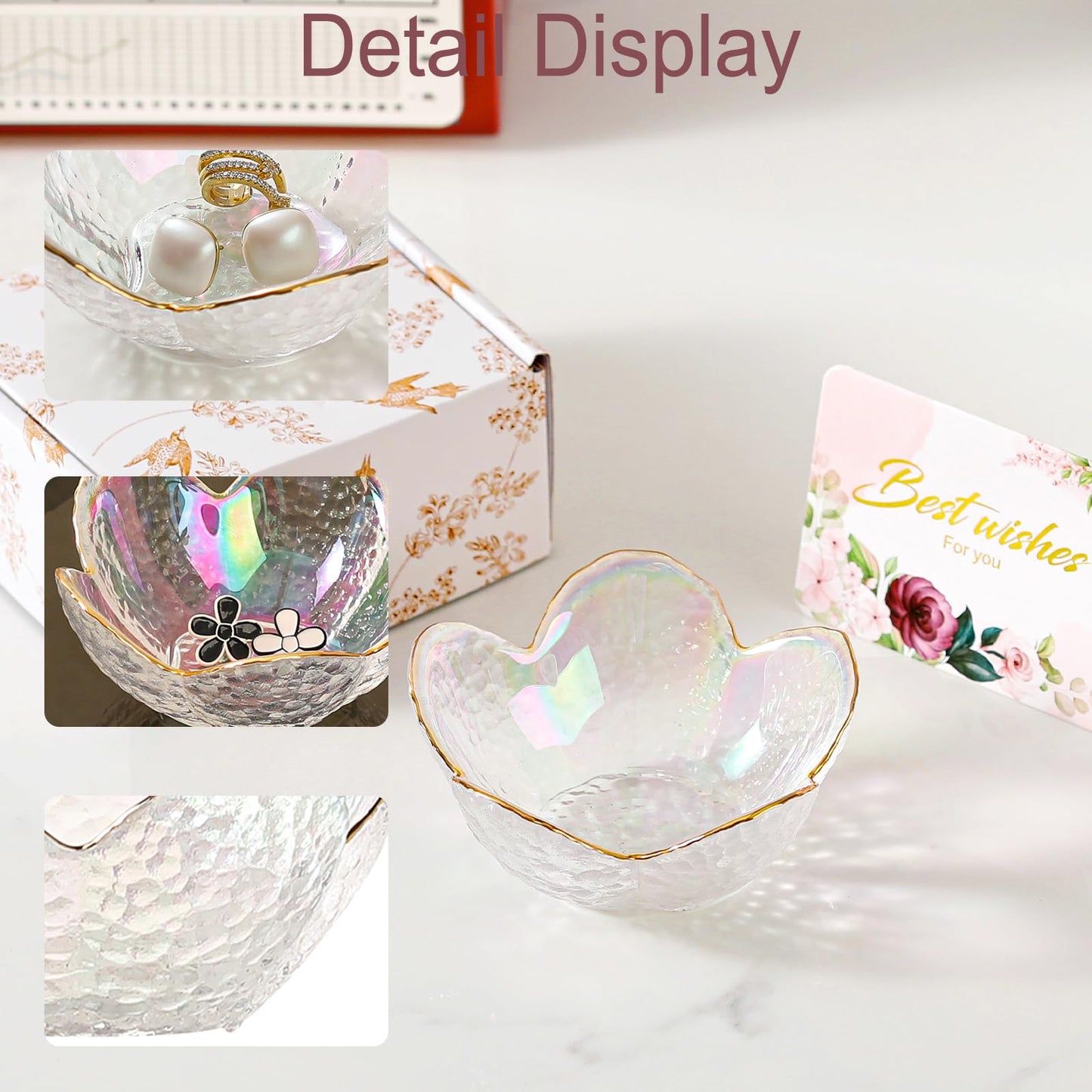 Gifts For Women Trinket Dish Unique Birthday New Home Gifts For Women Her Jewellery Tray Cute Room Decor Aesthetic Bedroom Accessories Ring Dish Holders Small Friendship Christmas House Warming Gifts