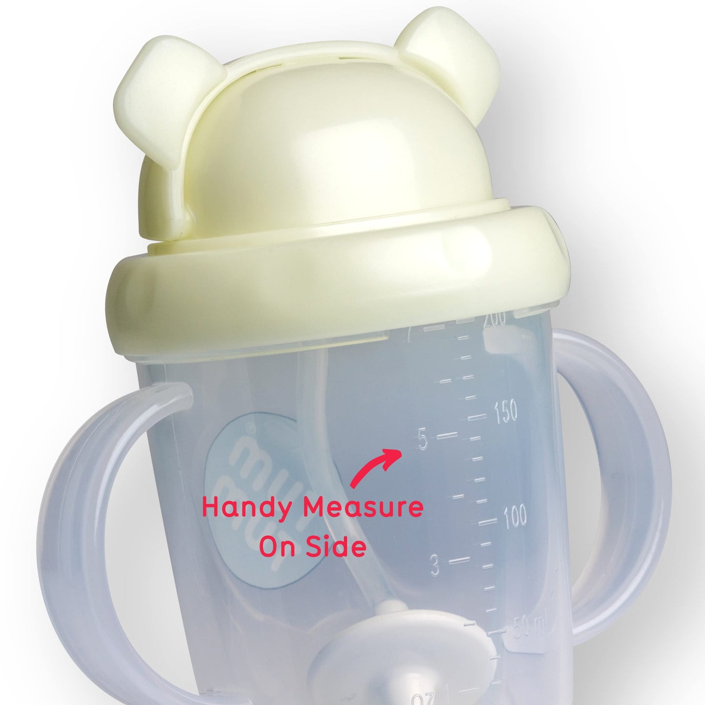 TUM TUM Tippy Up Free Flow Sippy Cup (No Valve), Sippy Cup for Toddlers, 200ml, BPA Free (Betsy Bear S3)
