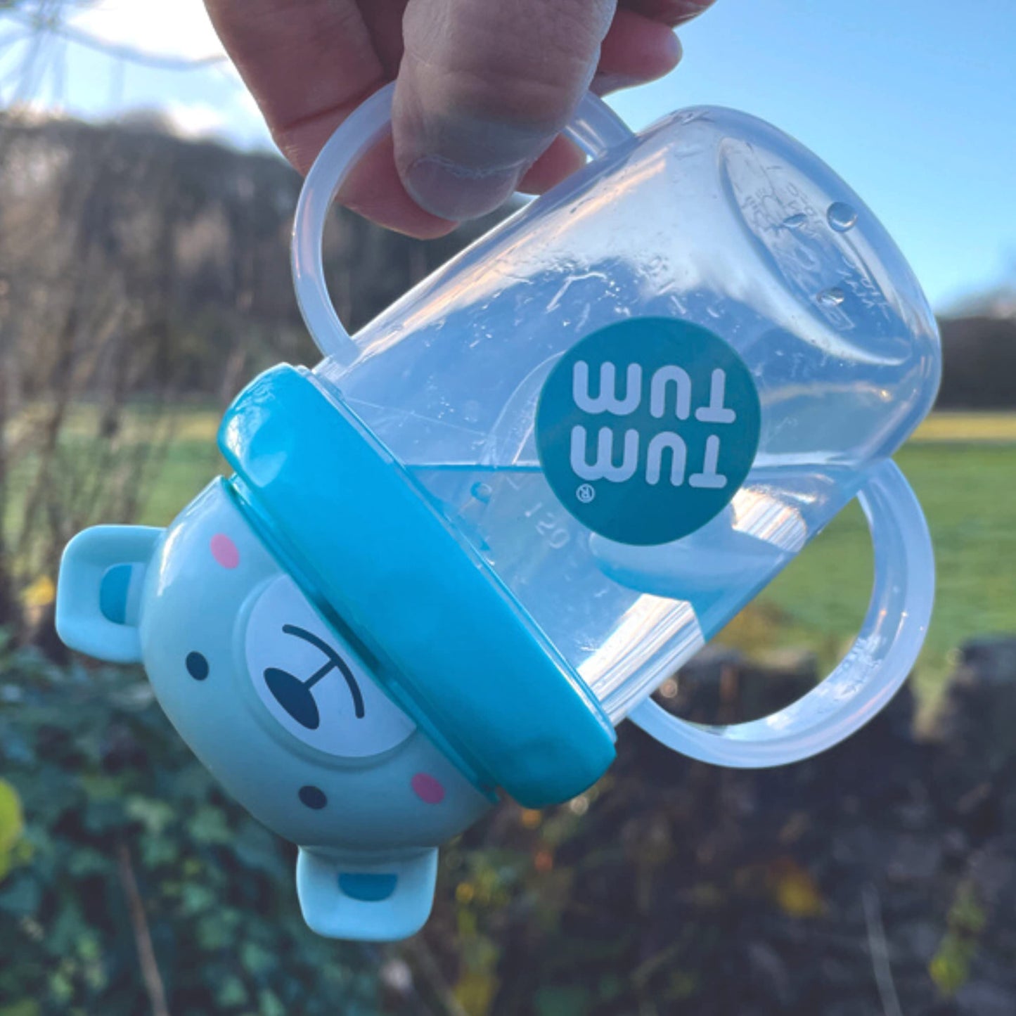 TUM TUM Tippy Up Free Flow Sippy Cup (No Valve), Sippy Cup for Toddlers, 200ml, BPA Free (Betsy Bear S3)