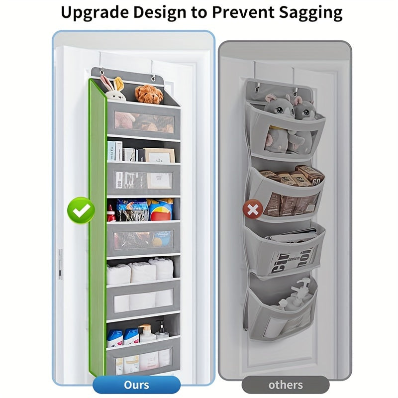 5-Shelf Hanging Storage Organizer | Large Capacity & Anti-Tilt
