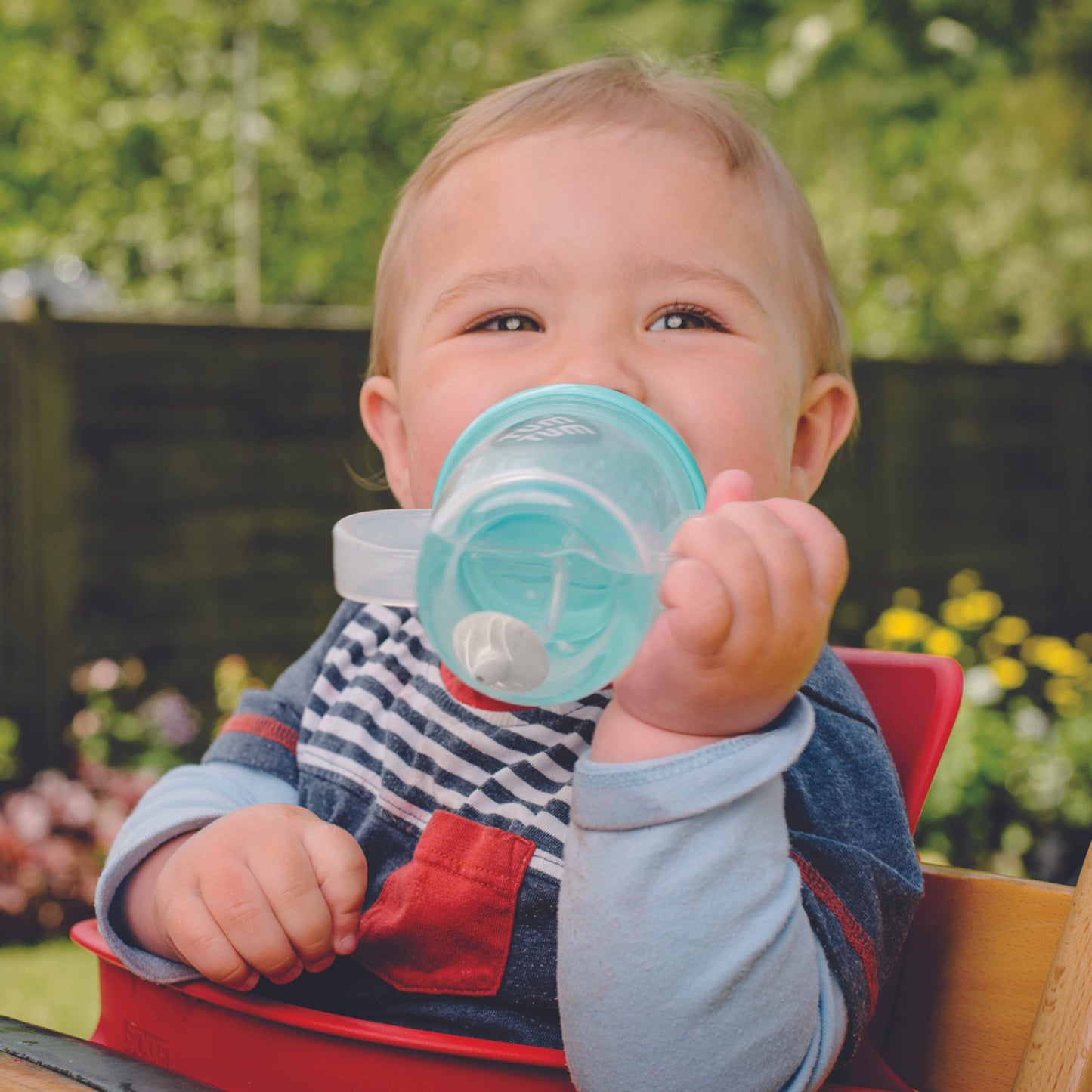 TUM TUM Tippy Up Free Flow Sippy Cup (No Valve), Sippy Cup for Toddlers, 200ml, BPA Free (Betsy Bear S3)