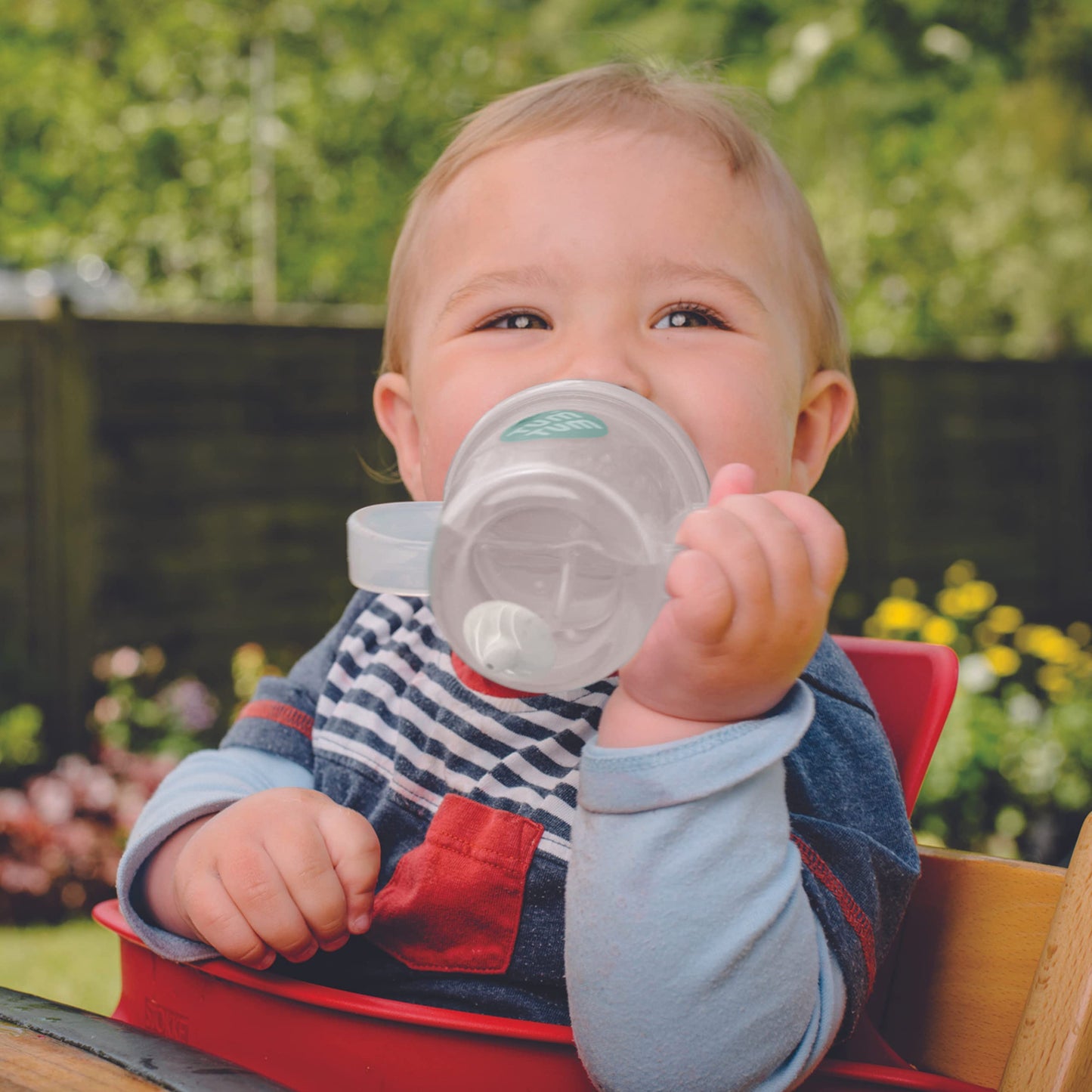 TUM TUM Tippy Up Free Flow Sippy Cup (No Valve), Sippy Cup for Toddlers, 200ml, BPA Free (Betsy Bear S3)