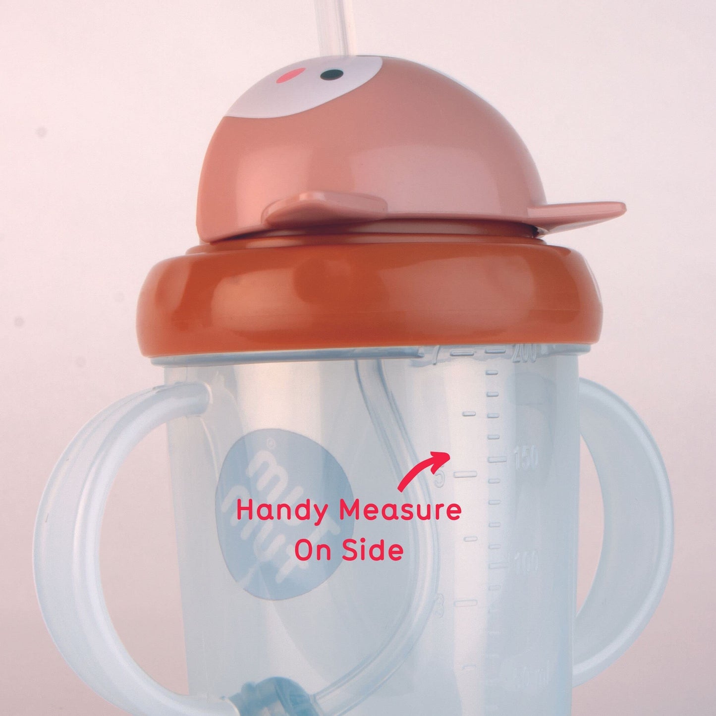 TUM TUM Tippy Up Free Flow Sippy Cup (No Valve), Sippy Cup for Toddlers, 200ml, BPA Free (Betsy Bear S3)
