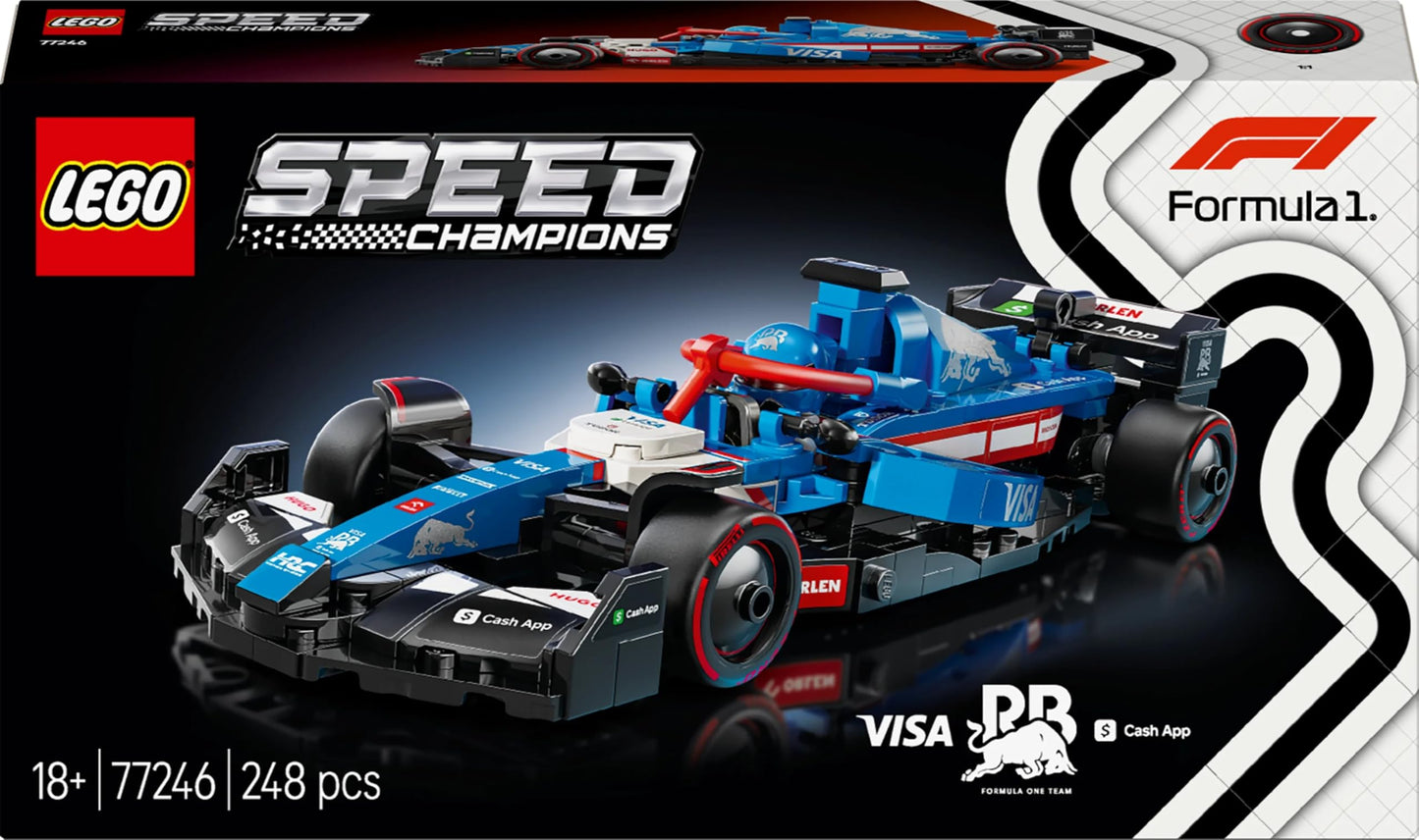 LEGO Speed Champions Ferrari SF-24 F1 Race Car Toy with a Collectible Formula 1 Driver Minifigure - Model Kits for 10+ Year Old Boys & Girls or Adult Motorsport Fans 77242