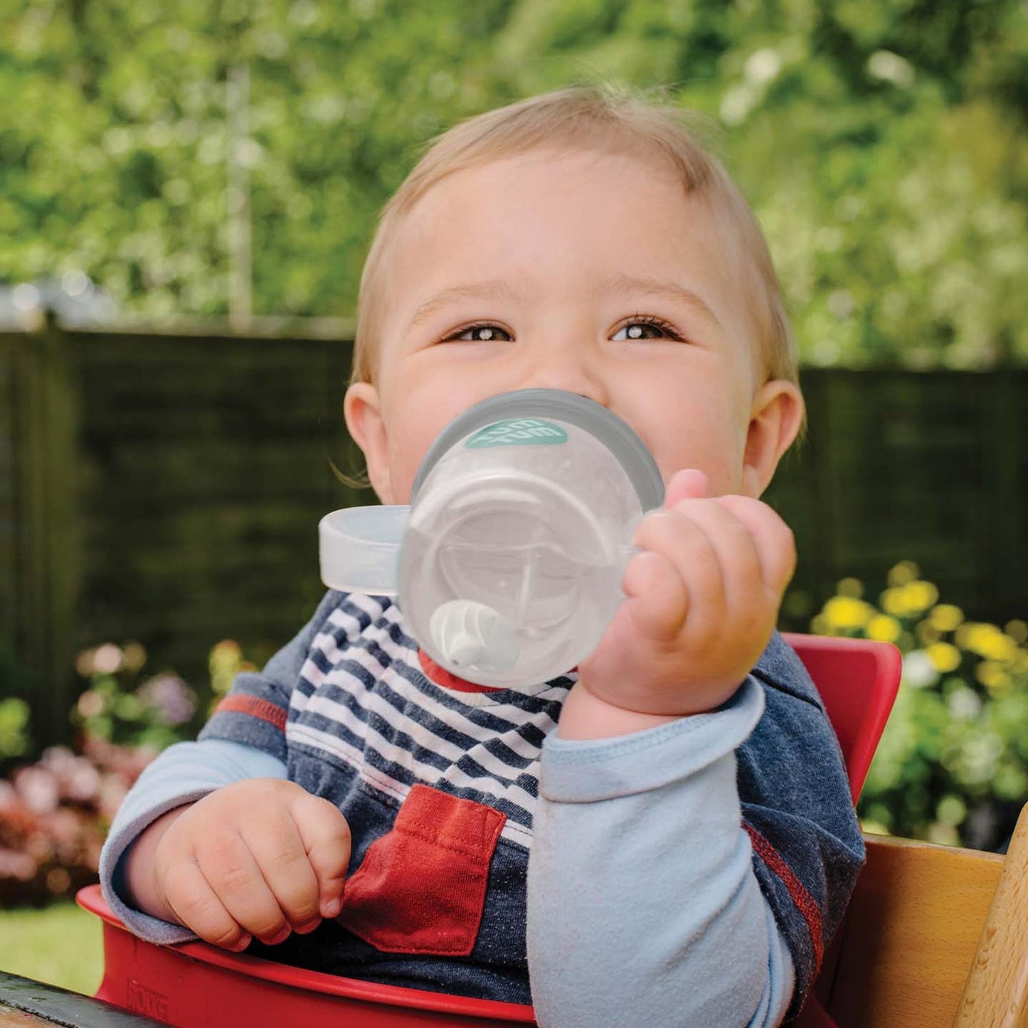 TUM TUM Tippy Up Free Flow Sippy Cup (No Valve), Sippy Cup for Toddlers, 200ml, BPA Free (Betsy Bear S3)