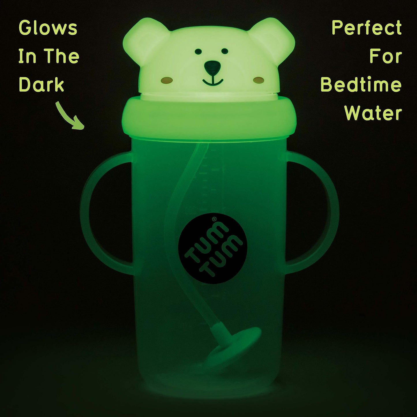 TUM TUM Tippy Up Free Flow Sippy Cup (No Valve), Sippy Cup for Toddlers, 200ml, BPA Free (Betsy Bear S3)
