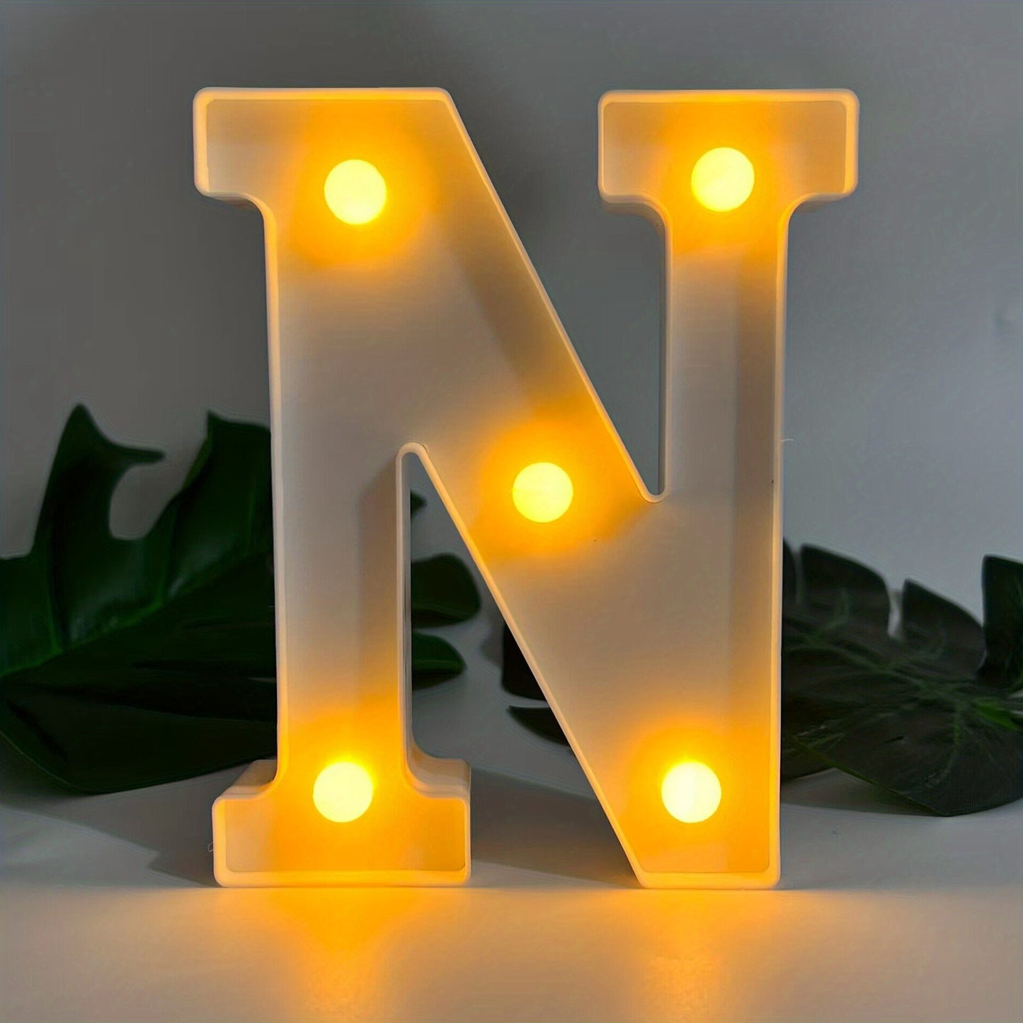 Alphabet LED Letter & Number Lights | Battery-Powered Night Lamp