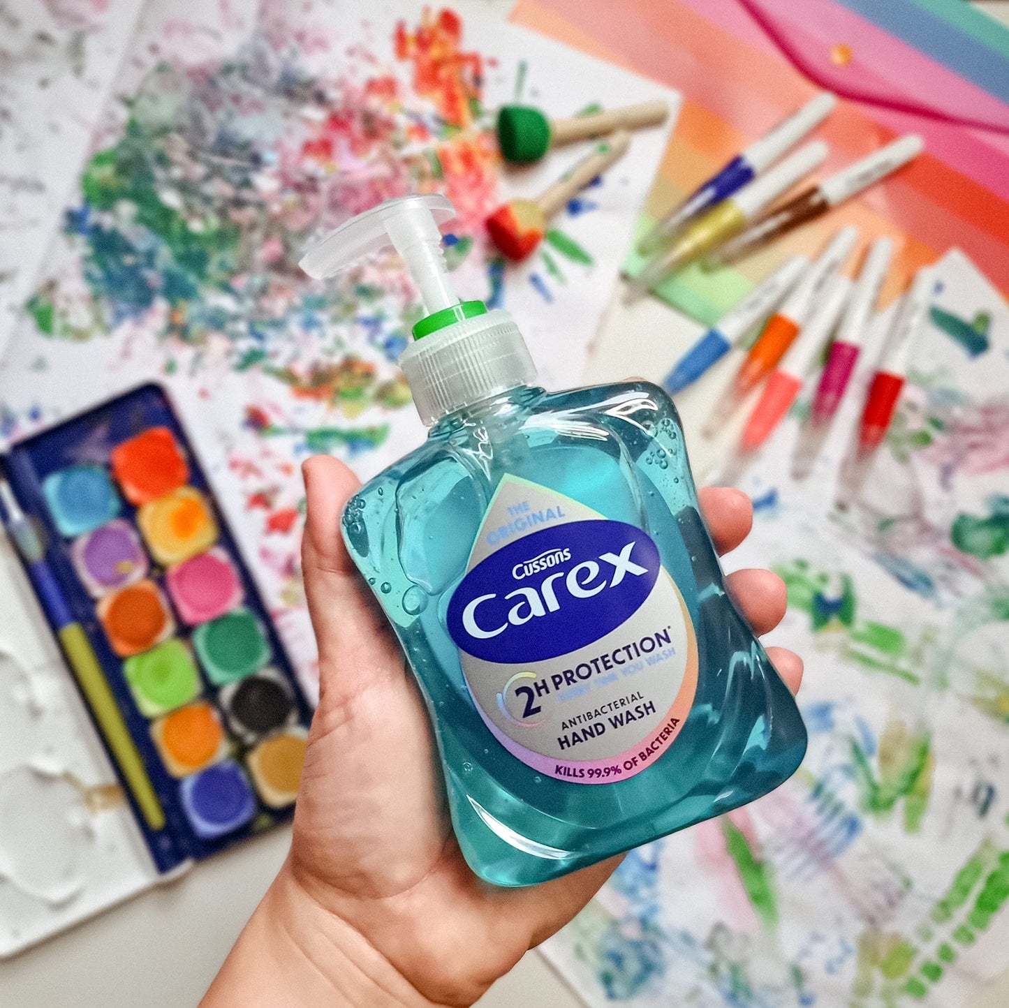 Carex Original Antibacterial Hand Wash, Clean & Protect Hands, Bulk Buy, Pack of 6 x 250 ml (Packaging may vary)