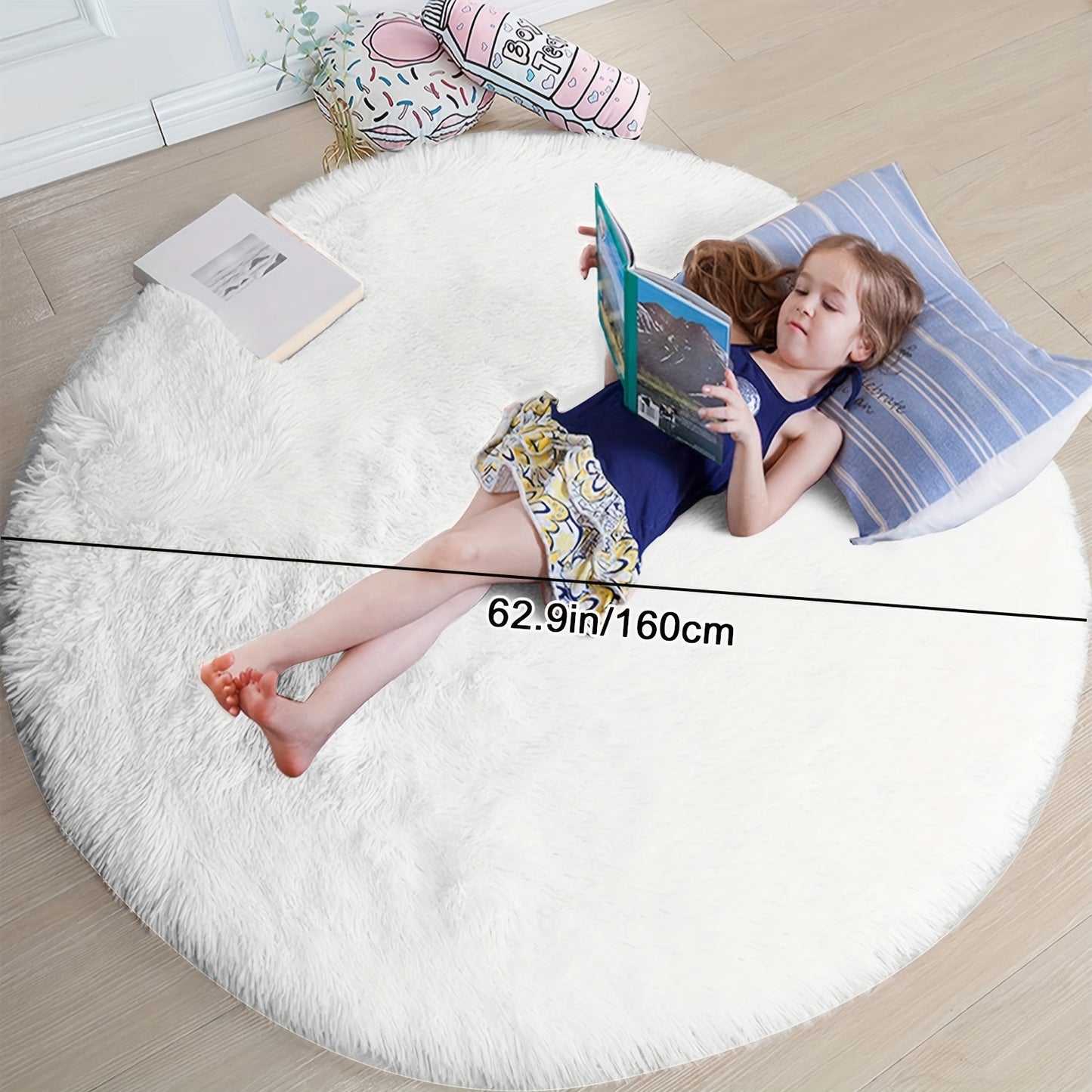 Luxurious Shaggy Rug 4x4 | Ultra-Soft, Non-Slip, Water-Resistant 