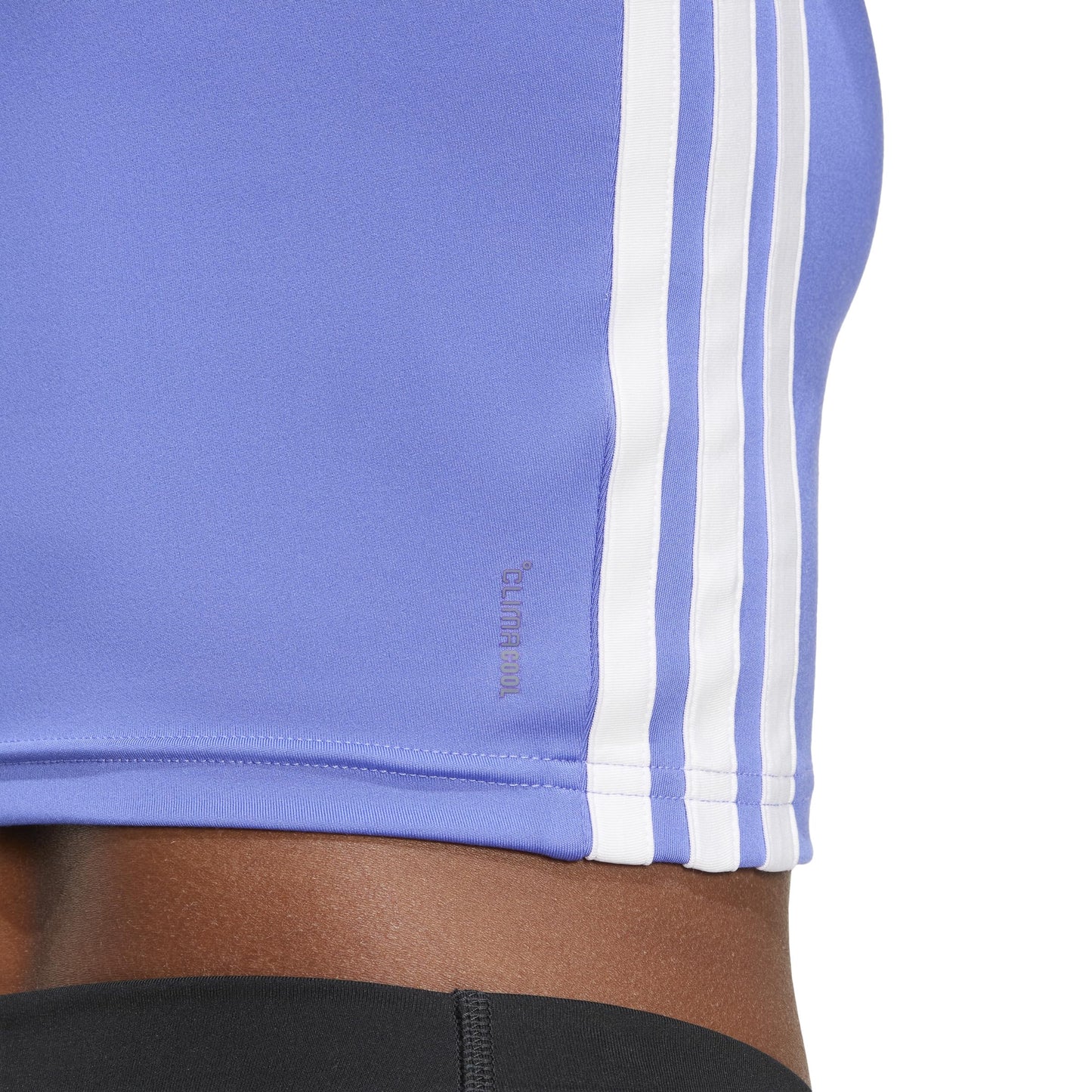 adidas Women's Train Essentials 3-Stripes Cropped Tank Top T-Shirt