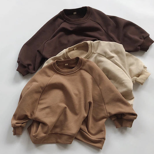Children’s Japan Korean Style Sweatshirts | Autumn & Spring Casual Tops