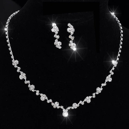 Fashion Women’s Necklace & Earrings Set | Bridal Jewelry