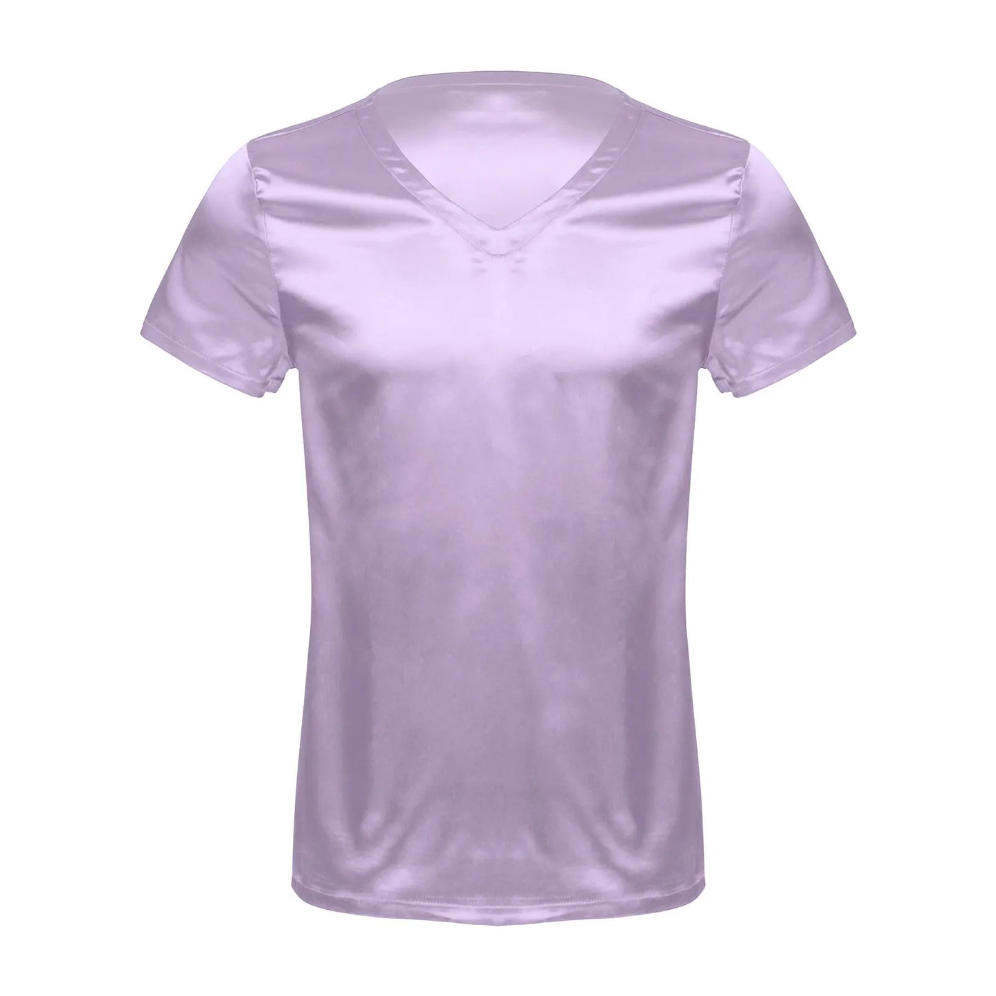Men’s Satin V-Neck T-Shirt | Loungewear & Sleepwear