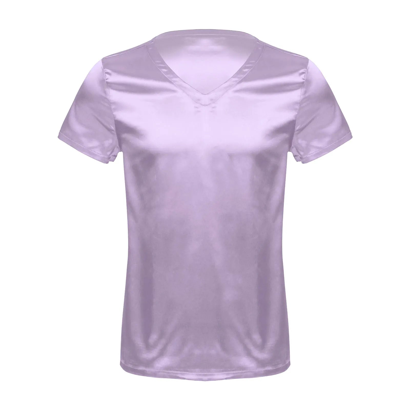 Men’s Satin V-Neck T-Shirt | Loungewear & Sleepwear