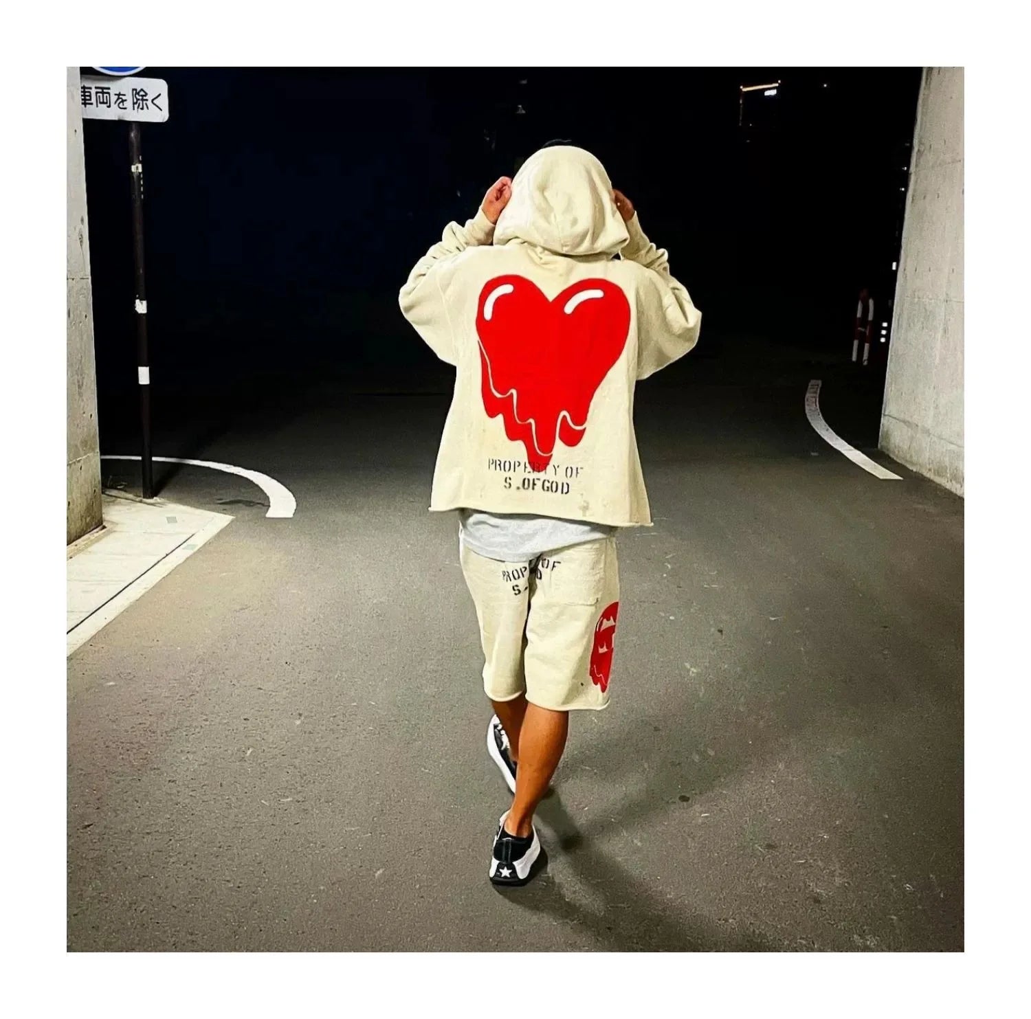 Men’s Vintage Graffiti Hoodie | High Street Casual