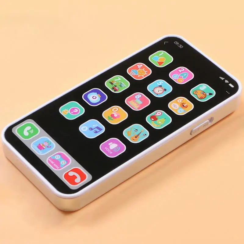 Music Toy Phone | Educational Touch Screen Light-Up Learning Toy