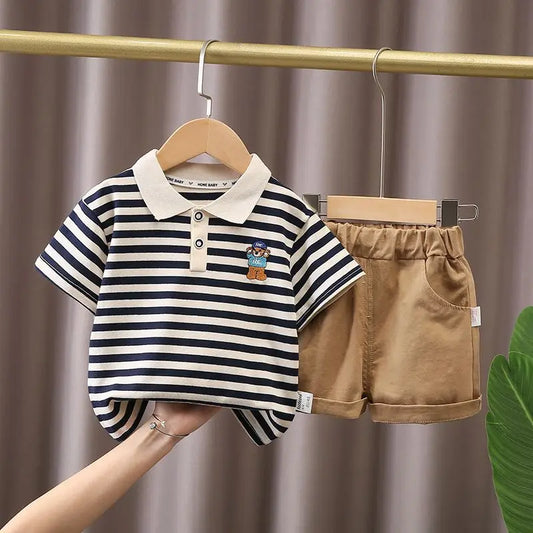 Boys’ Cartoon Clothing Sets | Baby Tee Shirt & Pants Outfits 1-4 Years