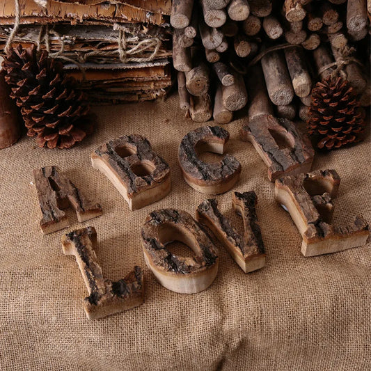 Wooden Letters & Numbers | Vintage DIY Home & Party Decor

