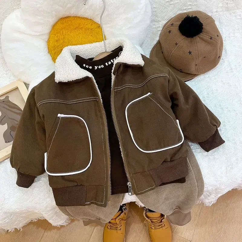 Korean Kids Winter Coats | Jackets for Girls & Boys 0-5Y