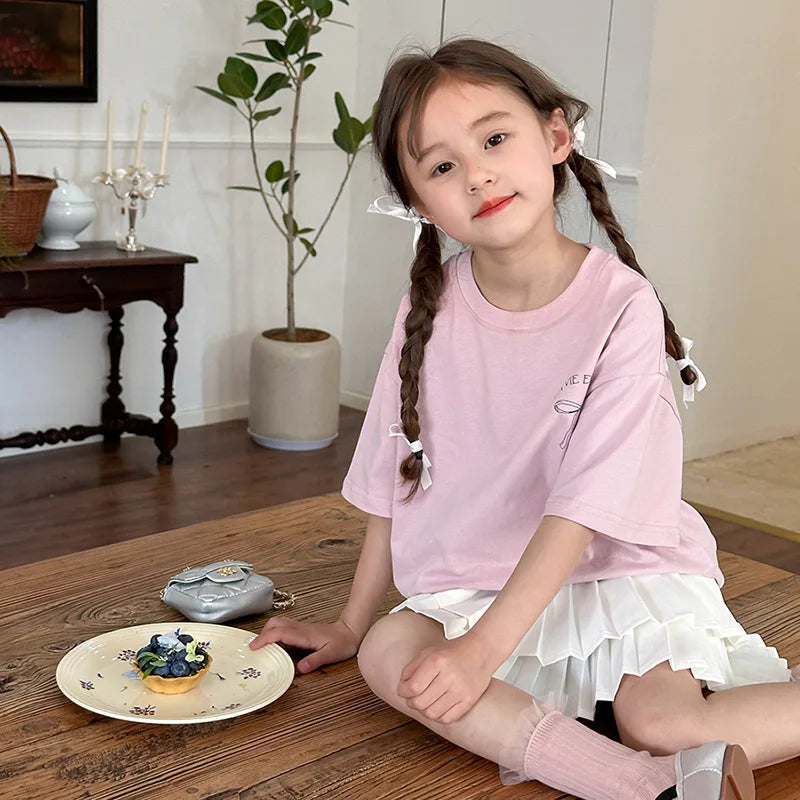 Kids Summer T-Shirts | Short Sleeve Tops for Girls & Boys