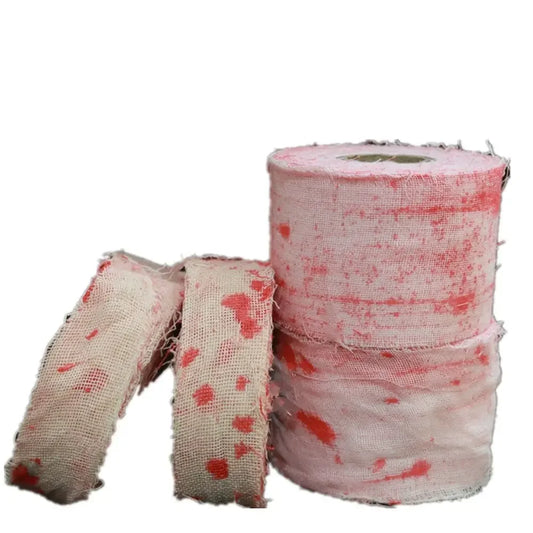 Scary Blood Gauze Cloth | Drape for Doorways, Windows & Wall Decorations

