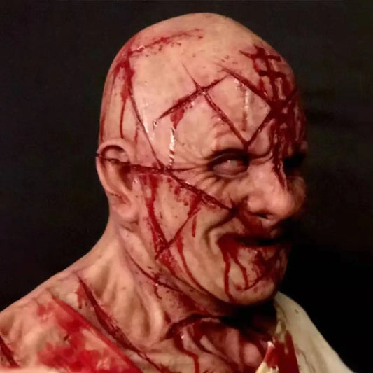 Scary Bloody Murderer Mask | Latex Horror Headgear