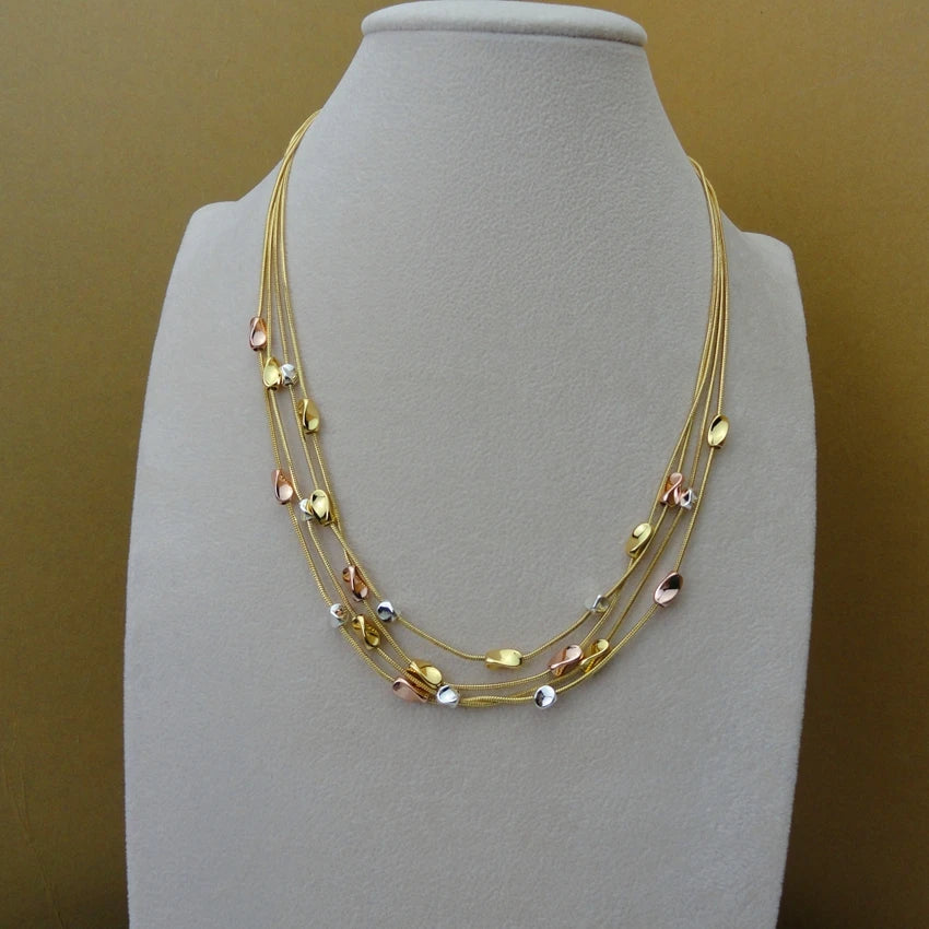 Dubai Jewelry Simple Chain Set | Unique Necklace for Women Gift