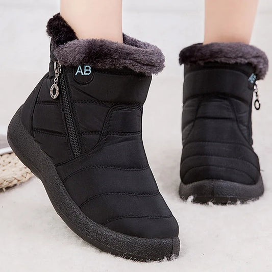 Women’s Ankle Boots with Fur | Waterproof Winter