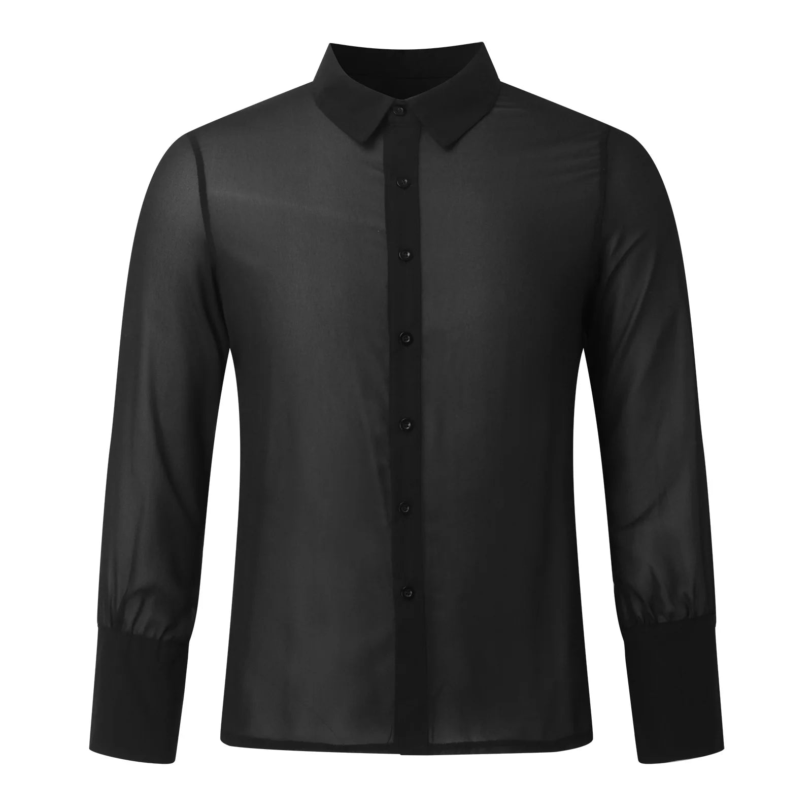 Men’s Mesh See-Through Shirt | Lightweight Fashion