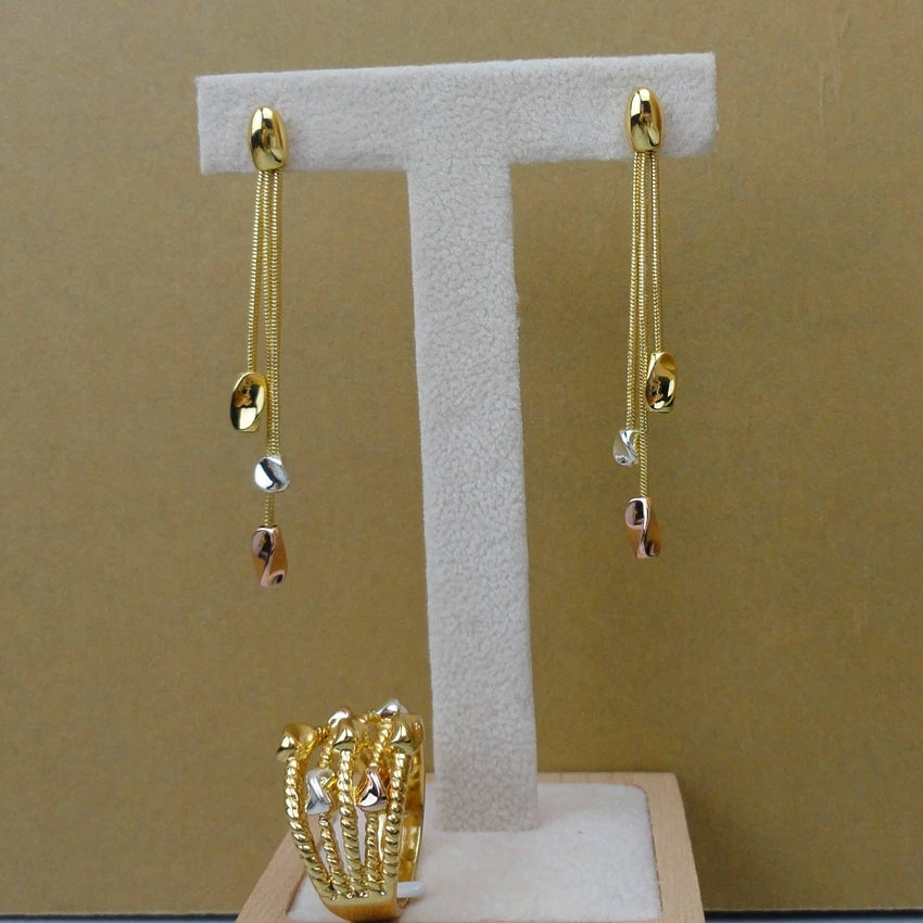 Dubai Jewelry Simple Chain Set | Unique Necklace for Women Gift