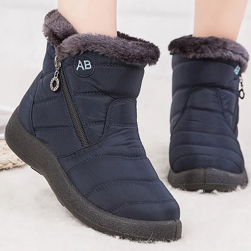 Women’s Ankle Boots with Fur | Waterproof Winter