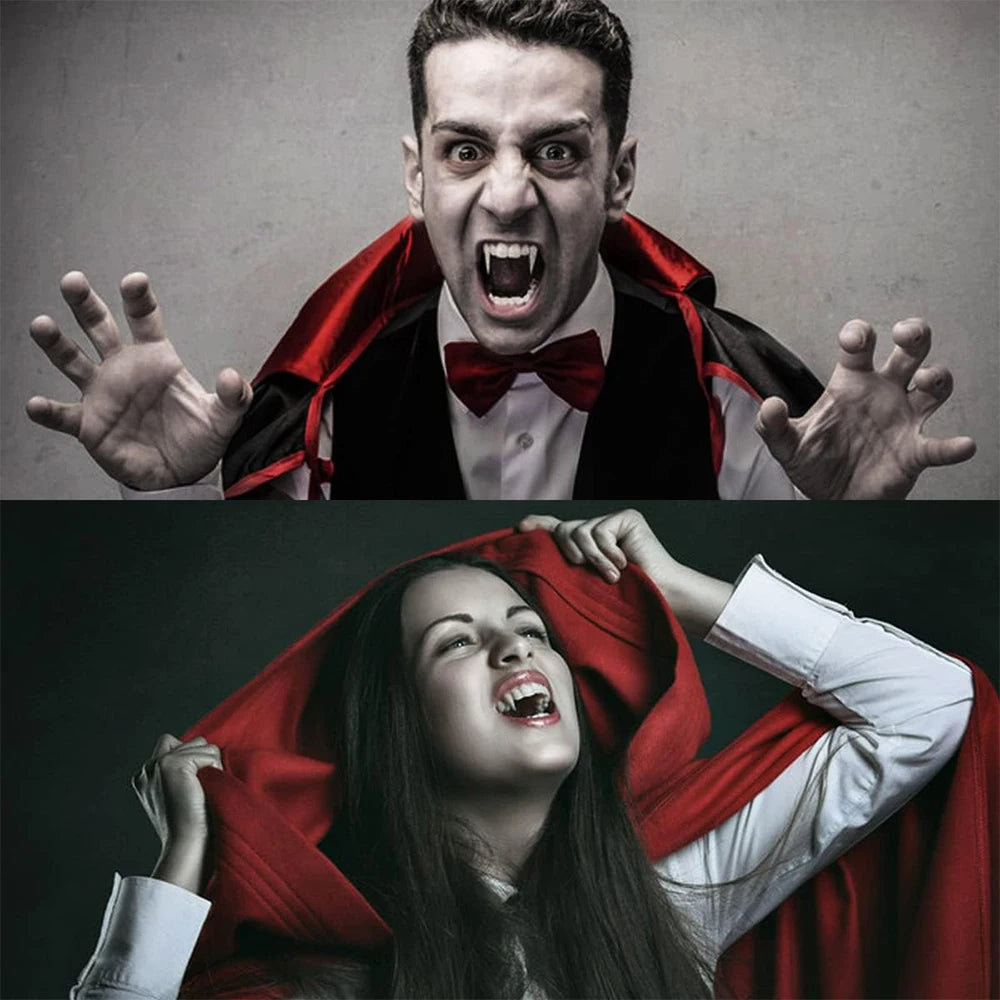 Vampire Teeth Fangs with Adhesive | False Teeth