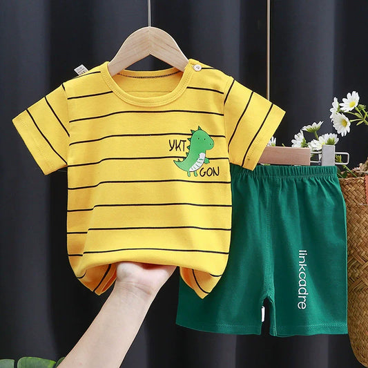 Kids Cartoon Summer Clothing Sets | Boys & Girls 