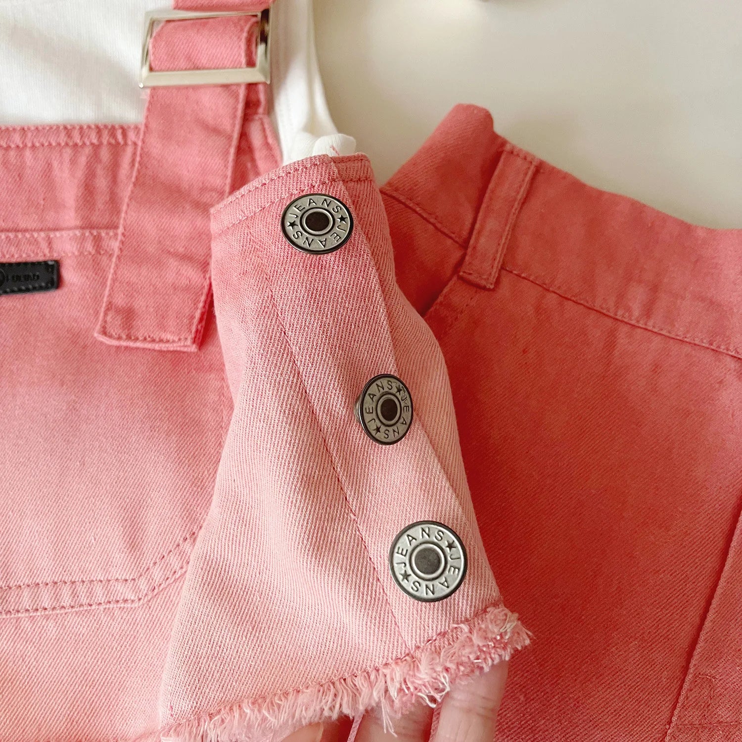 Girls’ Denim Clothing Set | T-Shirt & Skirt 3PCS