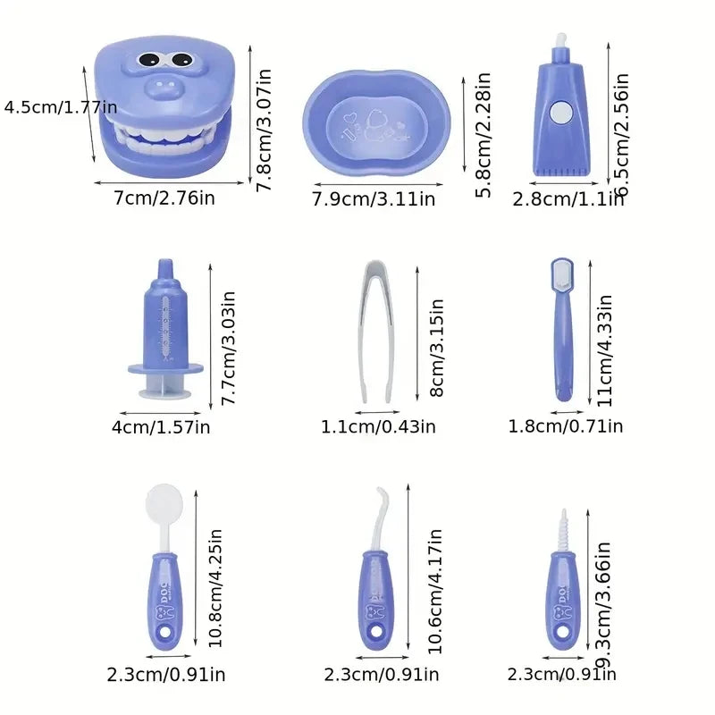 Montessori Dentist Role Play Toy | Parent-Child Learning Set