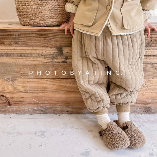 Kids’ Winter Cotton-Padded Trousers | Warm Pants