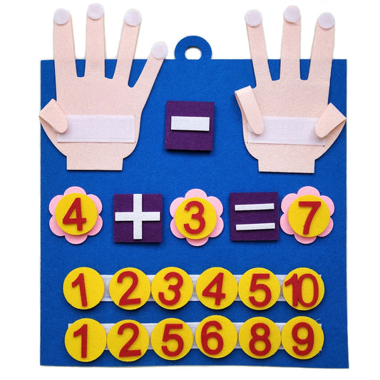Montessori Felt Finger Numbers | Toddler Counting & Math Toy