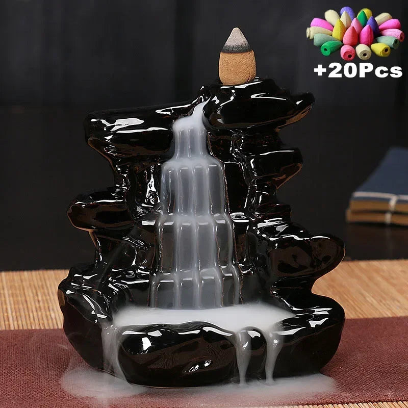 Creative Ceramic Backflow Incense Burner | Home Decor Censer
