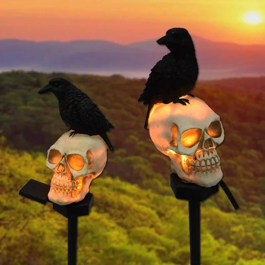 Outdoor Skeleton Ghost Light | Horror Grimace Decor for Garden