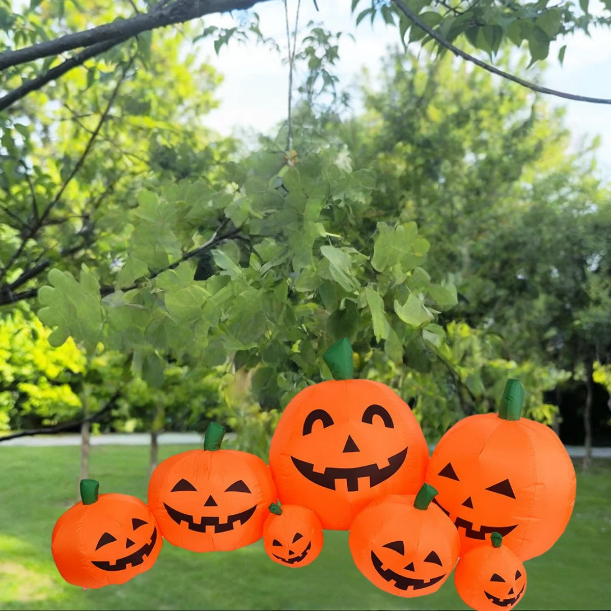 Giant Conjoined Pumpkin Ghost | Inflatable Outdoor & Festival Decoration