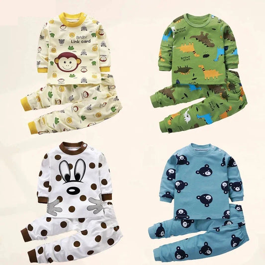 Kids Autumn Winter Clothing Sets | Cotton Pants, Sleepwear & Underwear