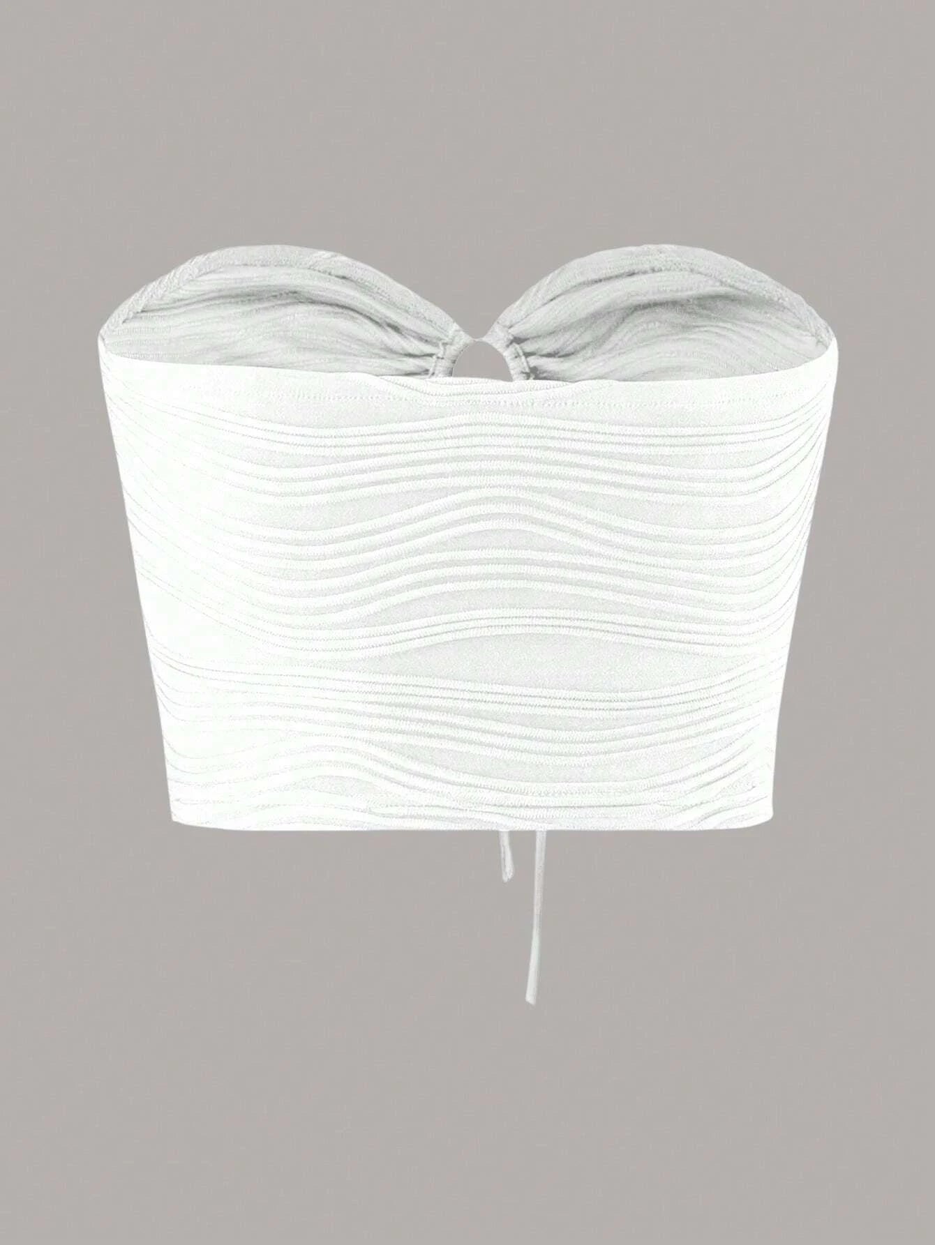Ruched Drawstring Tube Top | Women’s Y2K Summer Crop